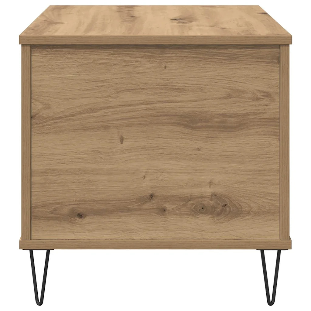 Tavolino da salotto Rovere artigianale 60 x 44,5 x 45 cm
