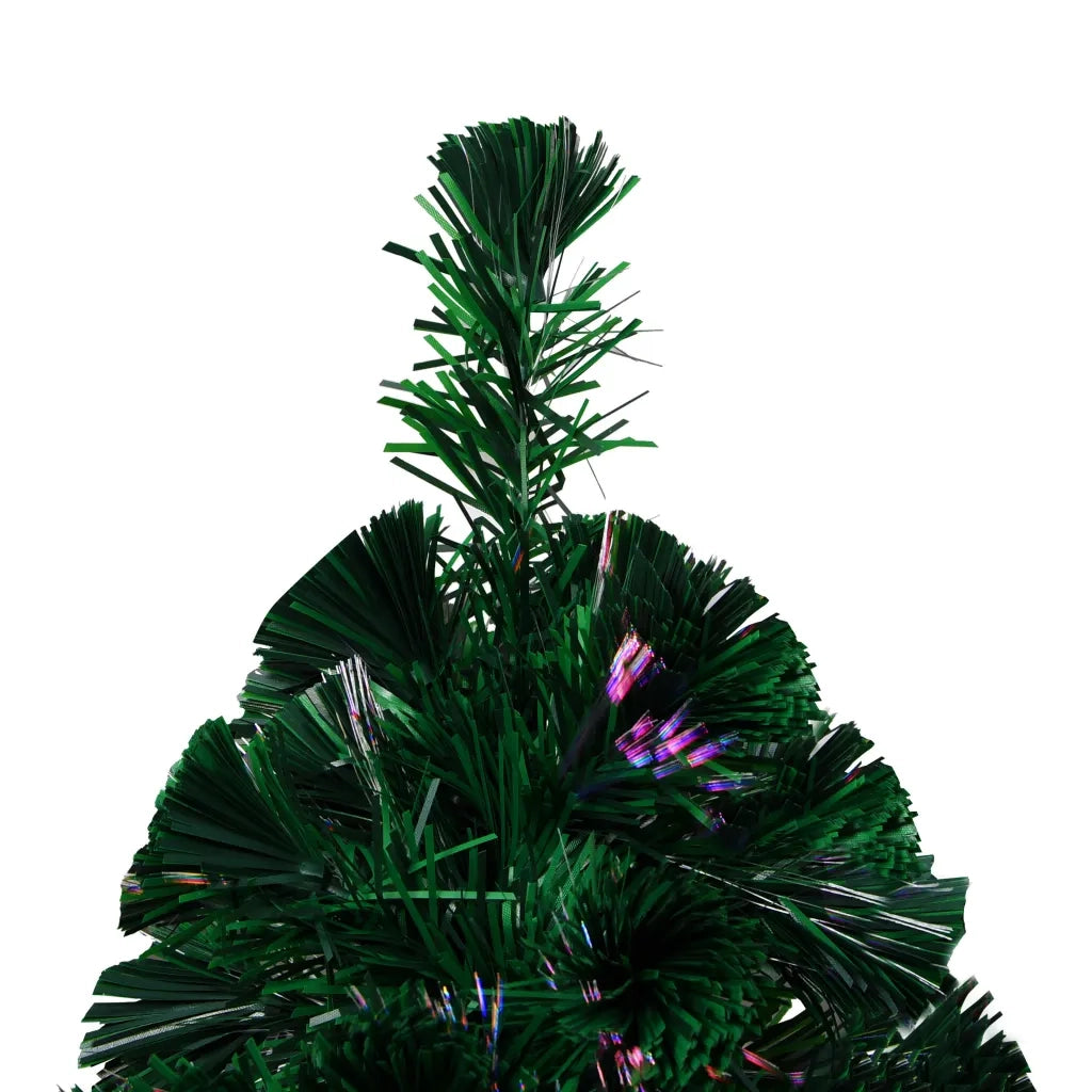 Albero di Natale con Supporto-Luci decorative natalizie Verde 240 cm in Fibra Ottica