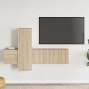 Set Porta TV 3 pz Rovere Sonoma in Truciolato cod mxl 12970