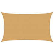 Vela Parasole | Telo Ombra | Vela da ombra 160 g/m2 Rettangolare Sabbia 5x8 m in HDPE