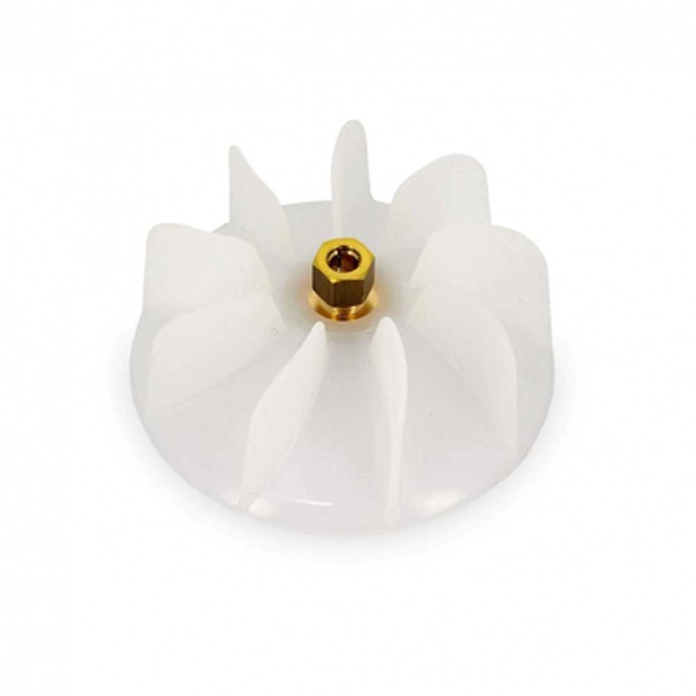 Ventola con supporto e dado fissaggio in ottone universale ASCIUGACAPELLI D64MM - UNIVERSALE