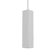 LAMPADARIO CUBE GU10 6X6XH30CM BIANCA