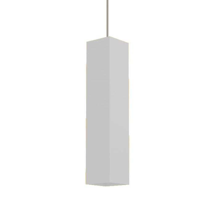 LAMPADARIO CUBE GU10 6X6XH30CM BIANCA