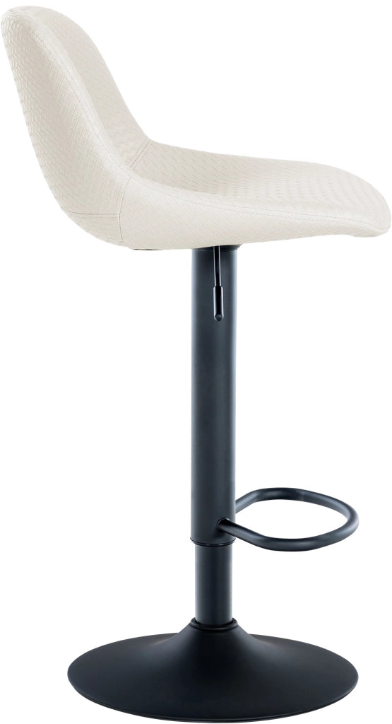 Sgabello da bar 2er Loft crema,Finta pelle