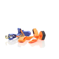 Set 4 cinghie pneumatici 35mmx3,5m 3000daN per fissaggio auto su bisarca carro attrezzi autocarro