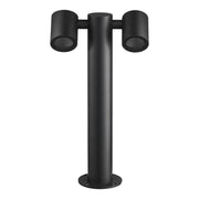 Lampada esterna a palo KETTO 2xGU10 nera IP44 Eko-Light