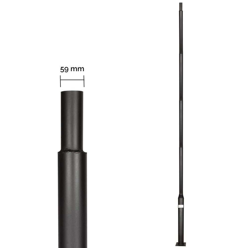 PALO Per Lampione da Giardino 4,6 Metri Imboccatura d.59 mm