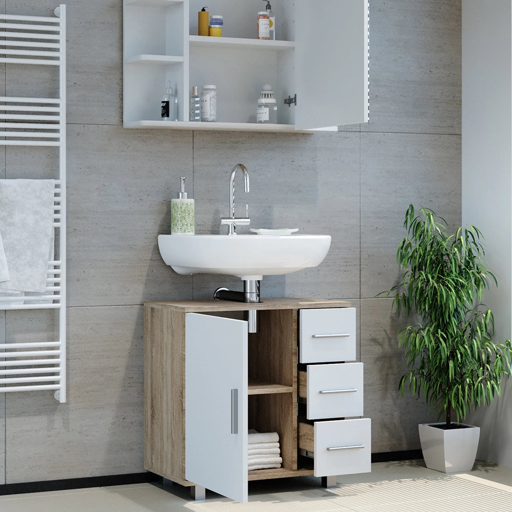 Vicco Set mobili bagno Sonoma 2 parti