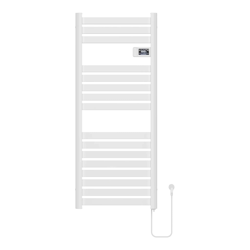 Scaldasalviette elettrico con radiatore 120 x 50 cm 500 watt bianco 03_0010754