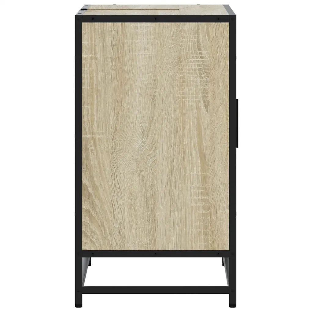 Mobile Lavabo da Bagno Rovere Sonoma 65x33x60 cm in Truciolato