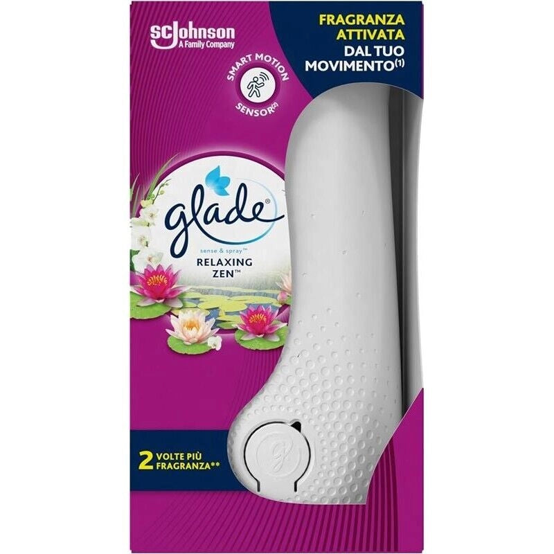 GLADE SENSE & SPRAY AUTOMATIC BASE + RICARICA 18 ML RELAXING ZEN