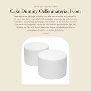 Cilindro di schiuma riutilizzabile 6 x 4 pollici - forma rotonda - leggero - decorabile con glassa - ideale per la presentazione di torte - torta di cartapesta