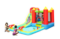 Castello Gonfiabile per Bambini Jump & Splash Double Blaster 400x300x220 cm Portata Massima 136 kg