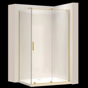 Cabina Doccia Rea Montana Gold Brush 100x100