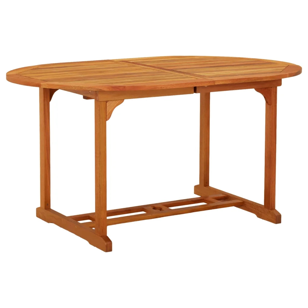 Tavolo da Giardino 200x100x75 cm in Legno Massello di Eucalipto cod mxl 34221