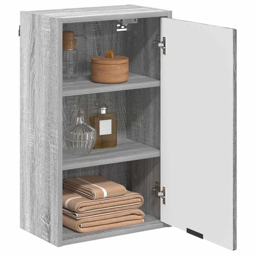Mobile da Bagno con porta Grigio Sonoma 39 x 23,5 x 65 cm 883390
