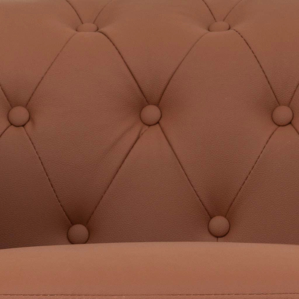 Divano in mousse color moka 160x82x76h cm