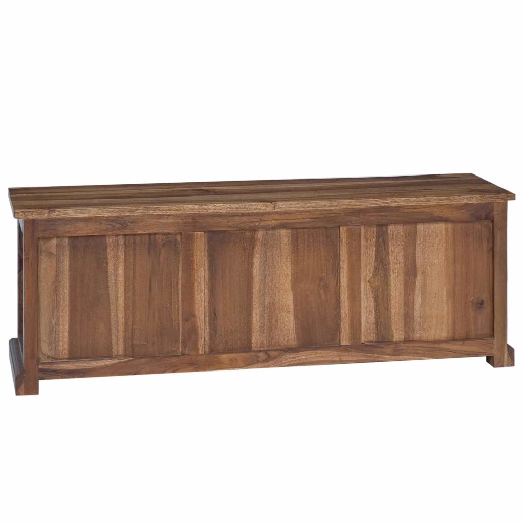 Supporto TV Naturale 110 x 30 x 40 cm Legno di teak solido 42017955
