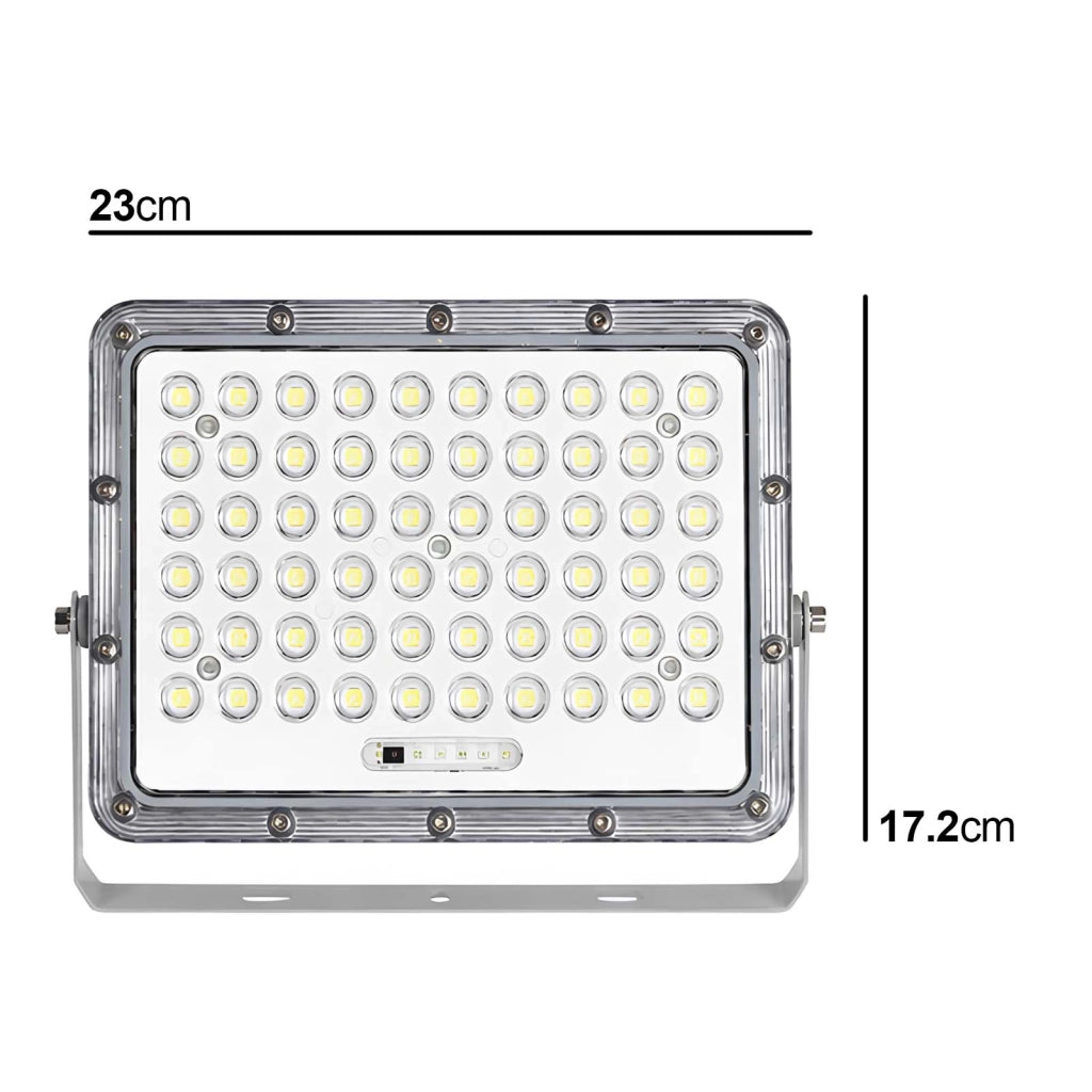 Proiettore Solare LED Esterno 9000K con Rilevamento Automatico Grigio Avizar