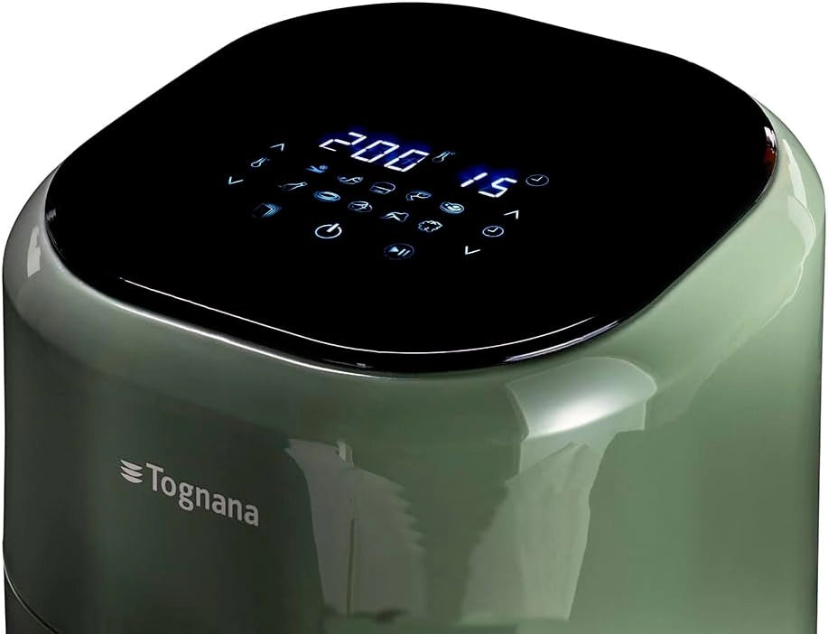 Friggitrice ad Aria Iridea Verde Capienza 4,5 Litri Tognana