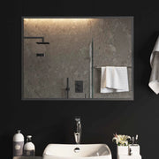 Specchio da bagno LED Trasparente 80 x 60 cm vetro temperato 42045818