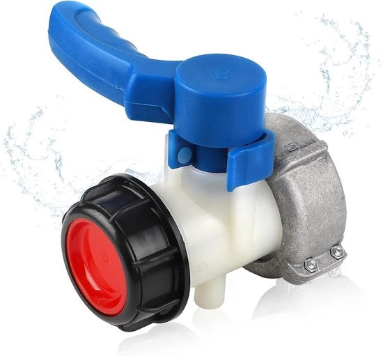 Adattatore IBC per scarico serbatoio acqua - efficiente e sostenibile - DN40 (62 mm)