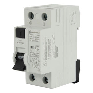 INTERRUTTORE DIFFERENZIALE 30MA 40A 6KA TIPO AC- 2,0 pz