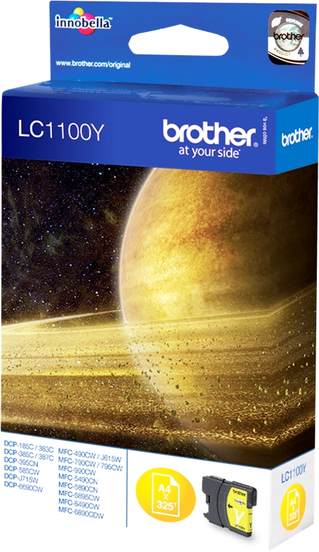 Brother LC1100Y cartuccia d'inchiostro 1 pz Originale Giallo