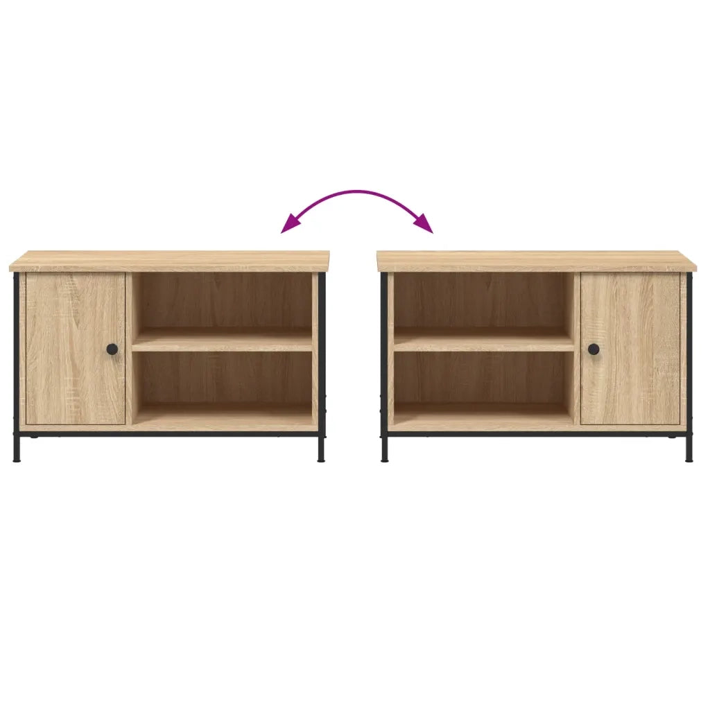 Mobile Porta TV Rovere Sonoma 80x40x50 cm in Legno Multistrato 832769