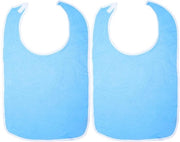 Pannoloni per adulti, 2-pack impermeabili, pannoloni riutilizzabili, 75x45cm, protettori di abbigliamento per anziani, ausili per l'alimentazione e la nutrizione, lavabili, con chiusura a clip, facile da pulire