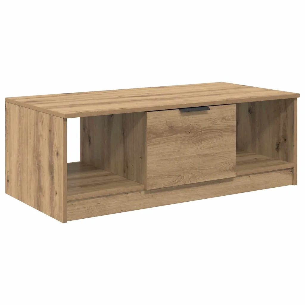 Tavolino da salotto Rovere artigianale 102 x 50 x 36cm