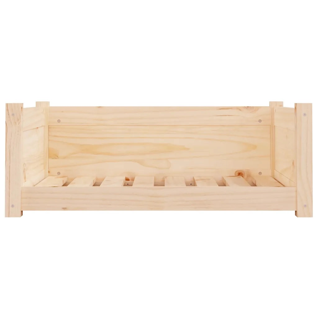 Cuccia per Cani 75,5x55,5x28 cm in Legno Massello di Pino 821452