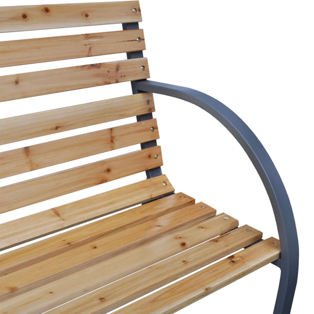 Panchina da Giardino | Panca da Giardino 112 cm in Legno Massello di Abete