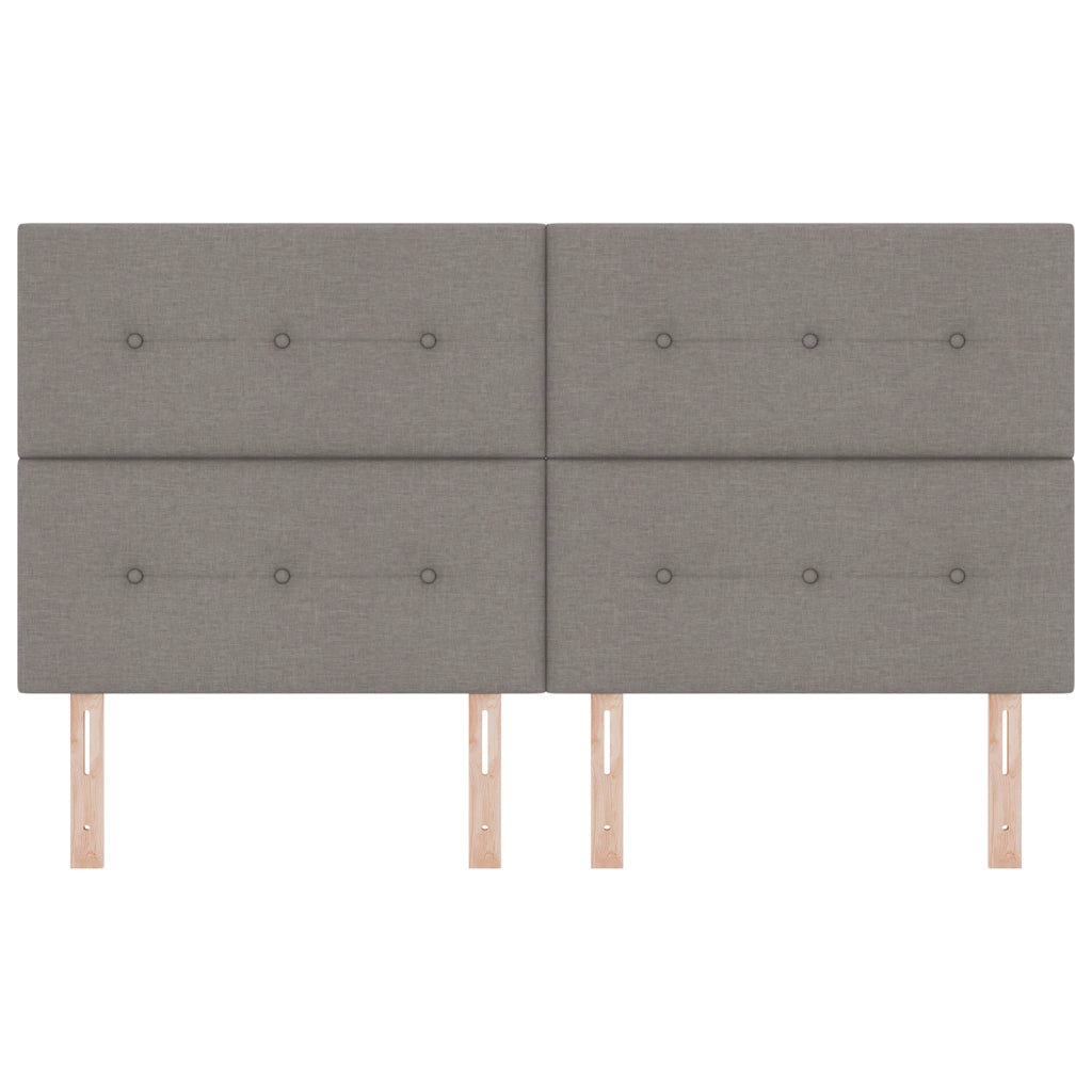 Testata LED Tortora 90 cm in Tessuto