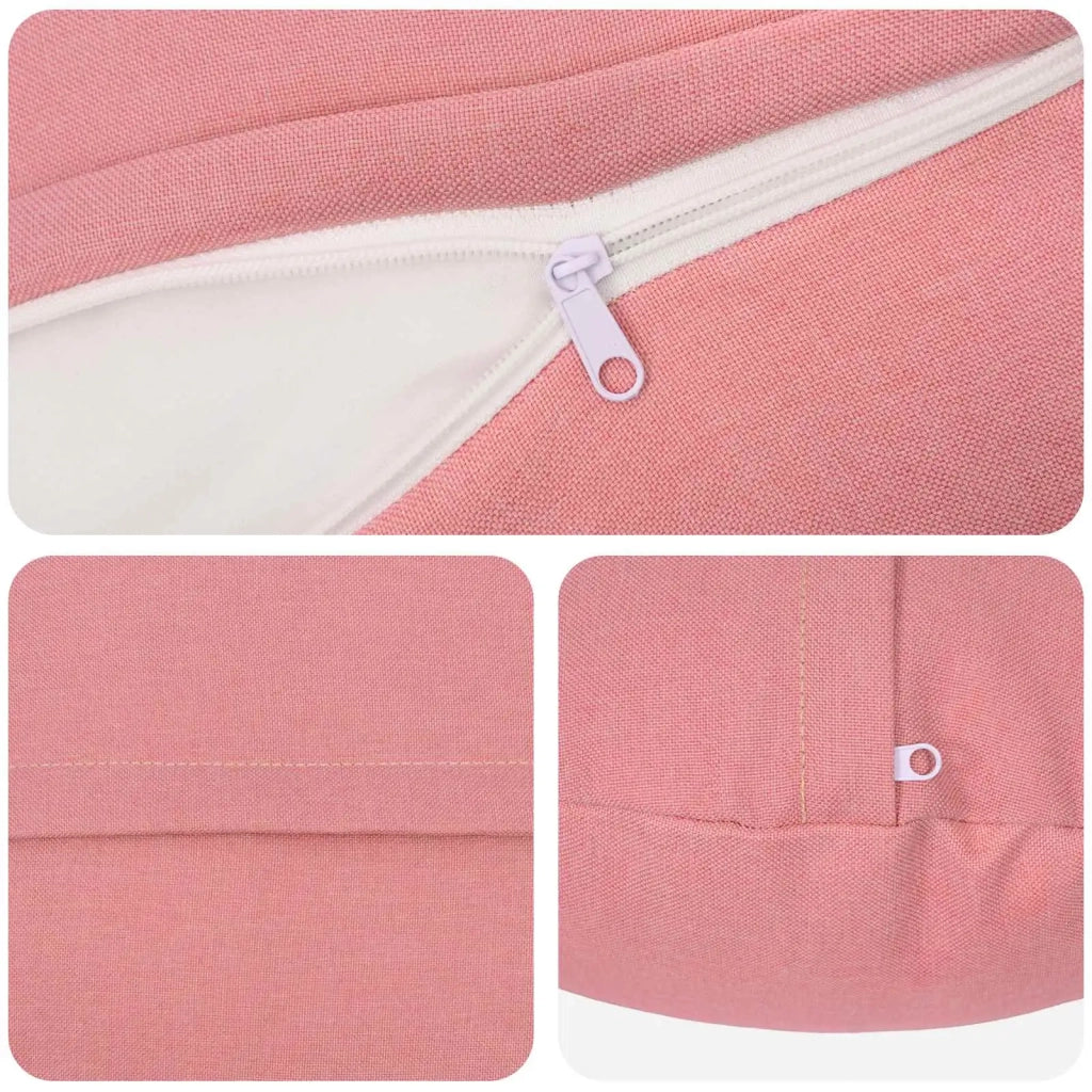 Federa 6 pz HEERLEN Rosa Ø 30 cm Tessuto 921880