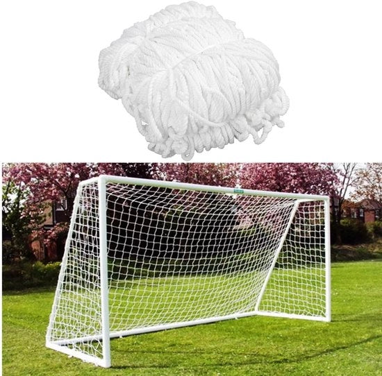 Reti da Calcio 10 x 6,5 FT - Reti di Rimpiazzo per Pallone da Calcio - Polipropilene - Resistenti ai Solleticolli - Per Allenamento di Calcio - Resistente al Tempo
