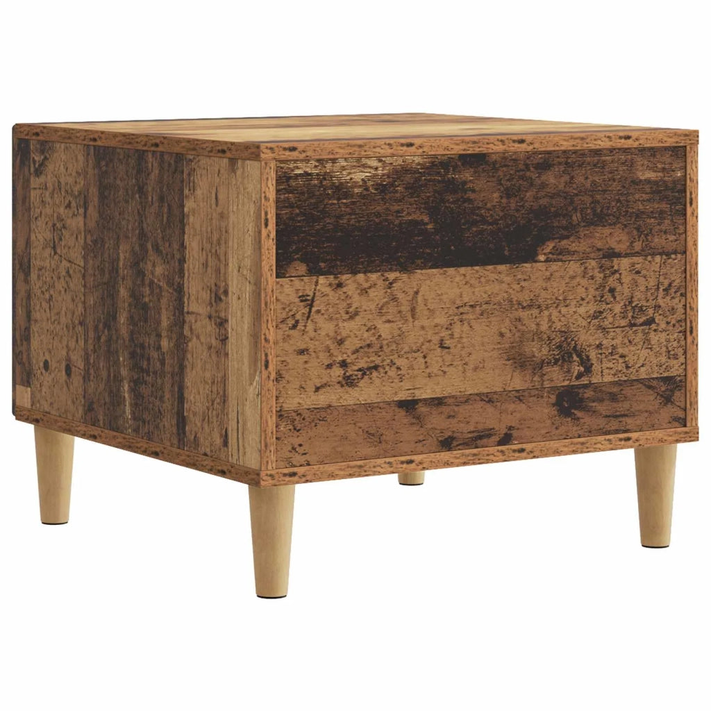 Tavolino da salotto con cassetto Legno antico 49 x 50 x 40 cm 894743