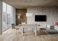 Tavolo Allungabile 120-180x90x77 cm Bibi Mix Quercia