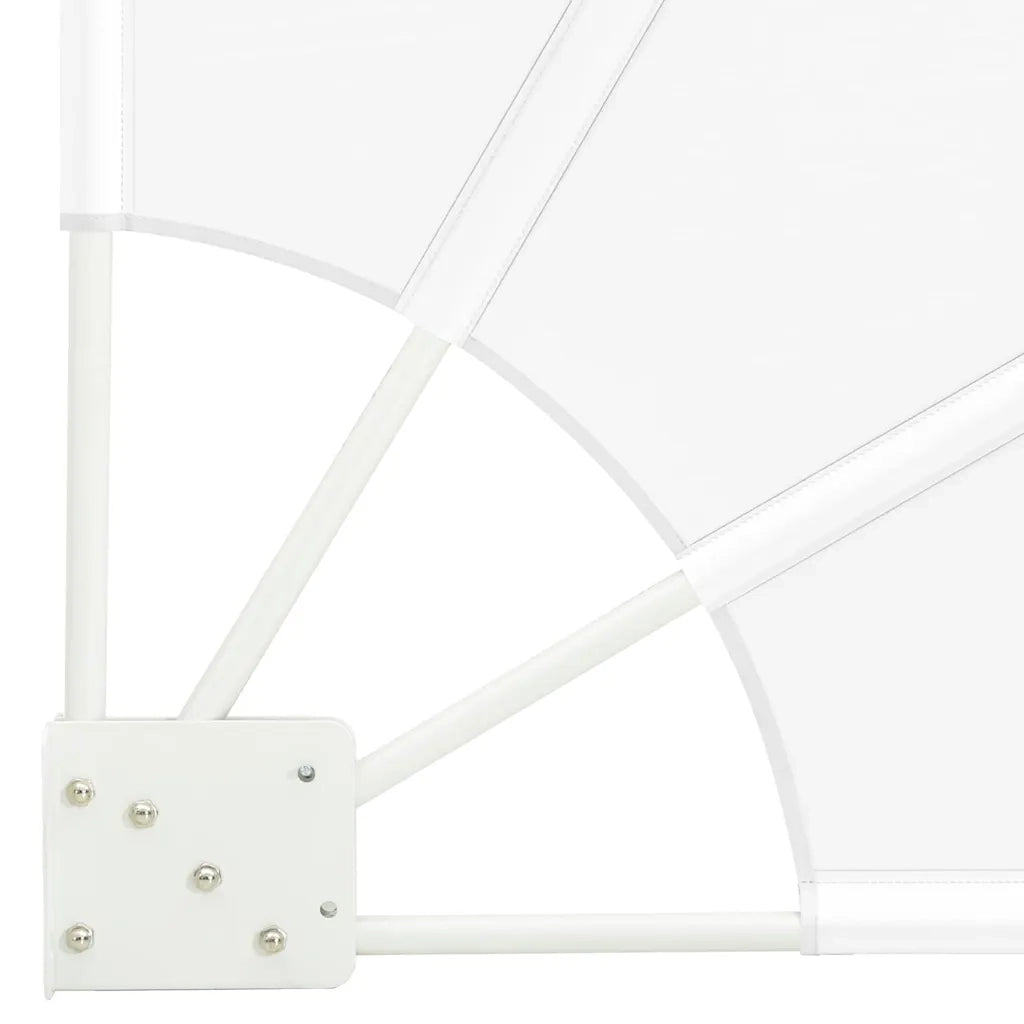Schermo di Privacy per Balcone Bianco 210 x 210 cm Poliestere 42000939