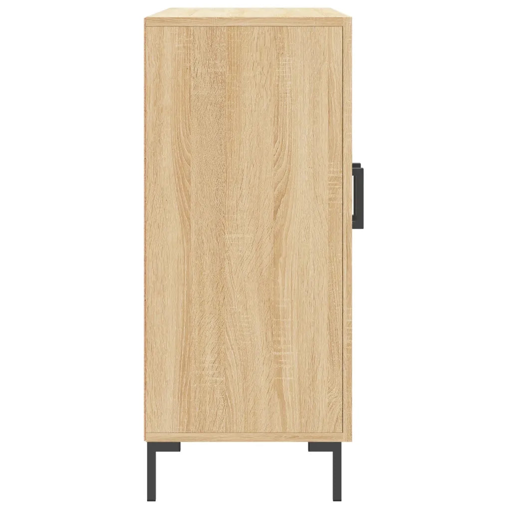 Credenza-Buffet-Armadio da cucina Rovere Sonoma 90x34x80 cm in Legno Multistrato 937543