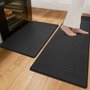Set di Cucina di Qualità per Comfort e Sicurezza in Cucina - 44x75cm + 44x150cm, Nero