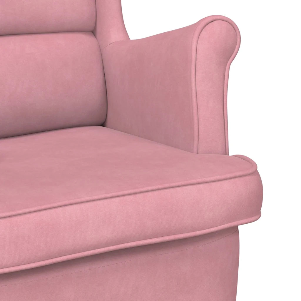 Divano Sedia-Poltrona Rosa in Velluto 921926