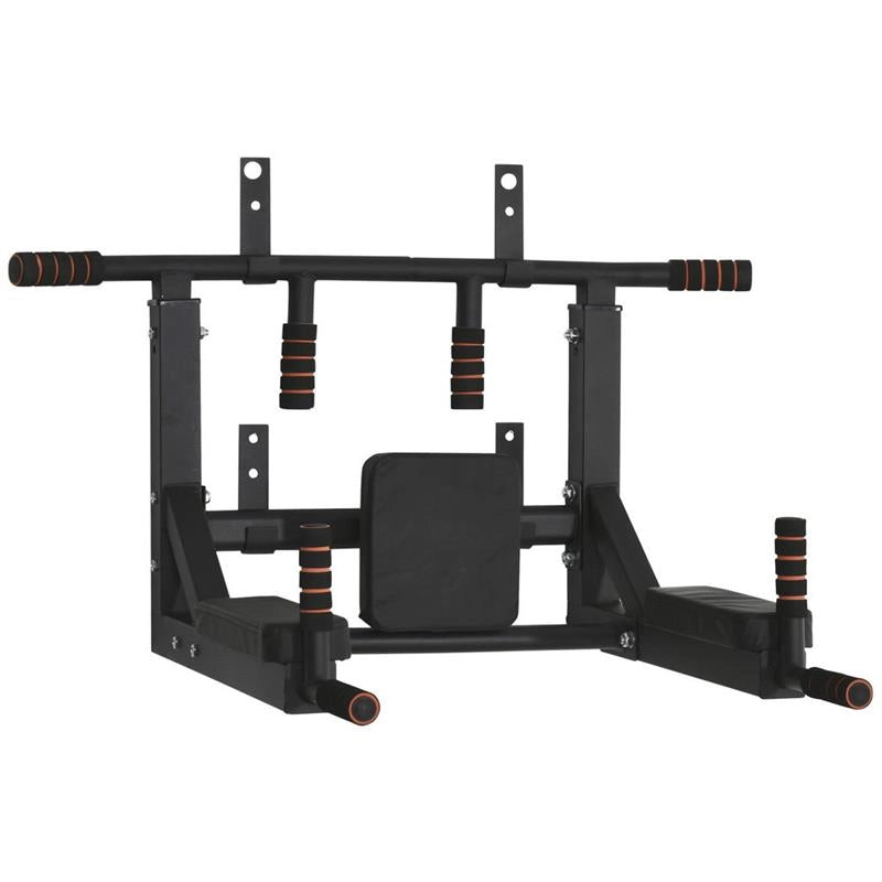 BARRA TRAZIONI MURO IN ACCIAIO CON IMBOTTITURE ANTISCIVOLO CARICO MASSIMO120 KG