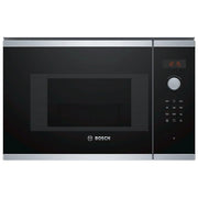 Bosch BEL523MS0 forno a microonde Da incasso 20 L 800 W Nero, Stainless steel