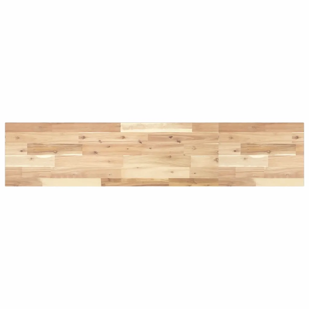 Mensole da Parete 4 pz 120x30x2 cm Legno Acacia Non Trattato