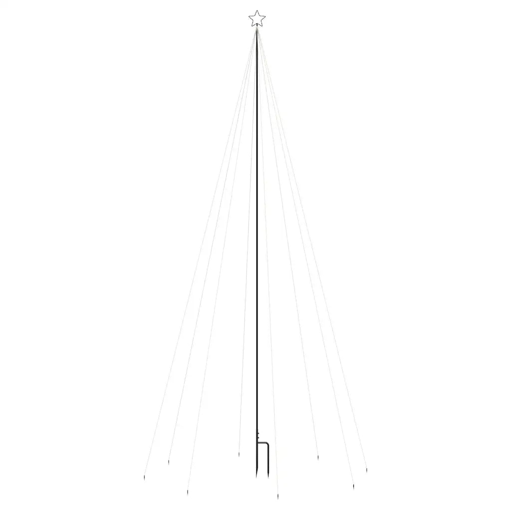 Luci per Albero Natale Interni Esterni 576 LED Blu 3,6 m cod mxl 18969