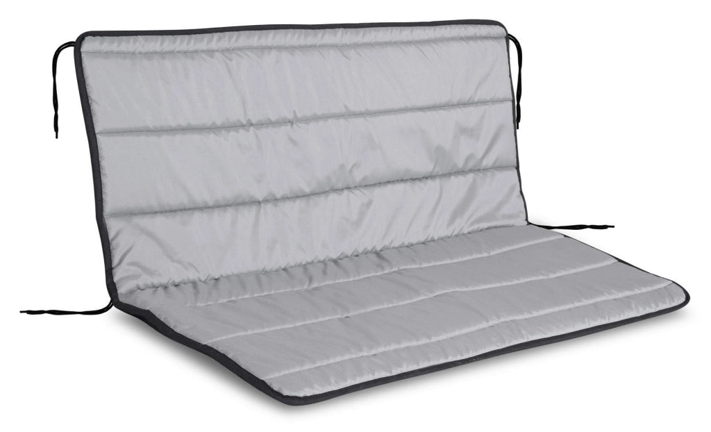 AIO FACTORY 120x50x50 cm Set di cuscini da giardino in schiuma impermeabile grigio scuro