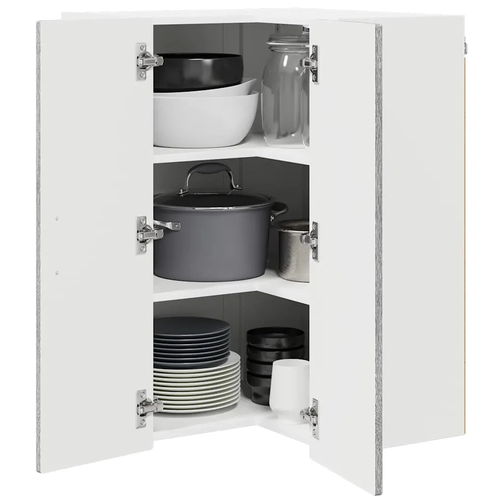 Mobile da cucina con lo scaffale-Armadio da cucina Grigio Sonoma 57 x 57 x 80 cm 875544
