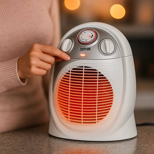 Termoventilatore zephir termocomfort plus 2000w compatto e sicuro