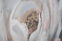 Dipinto Su Tela Red Flowy -B- Cm 120X3,7X60